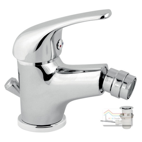 Batéria bidetová s výpusťou Titania Iris chróm